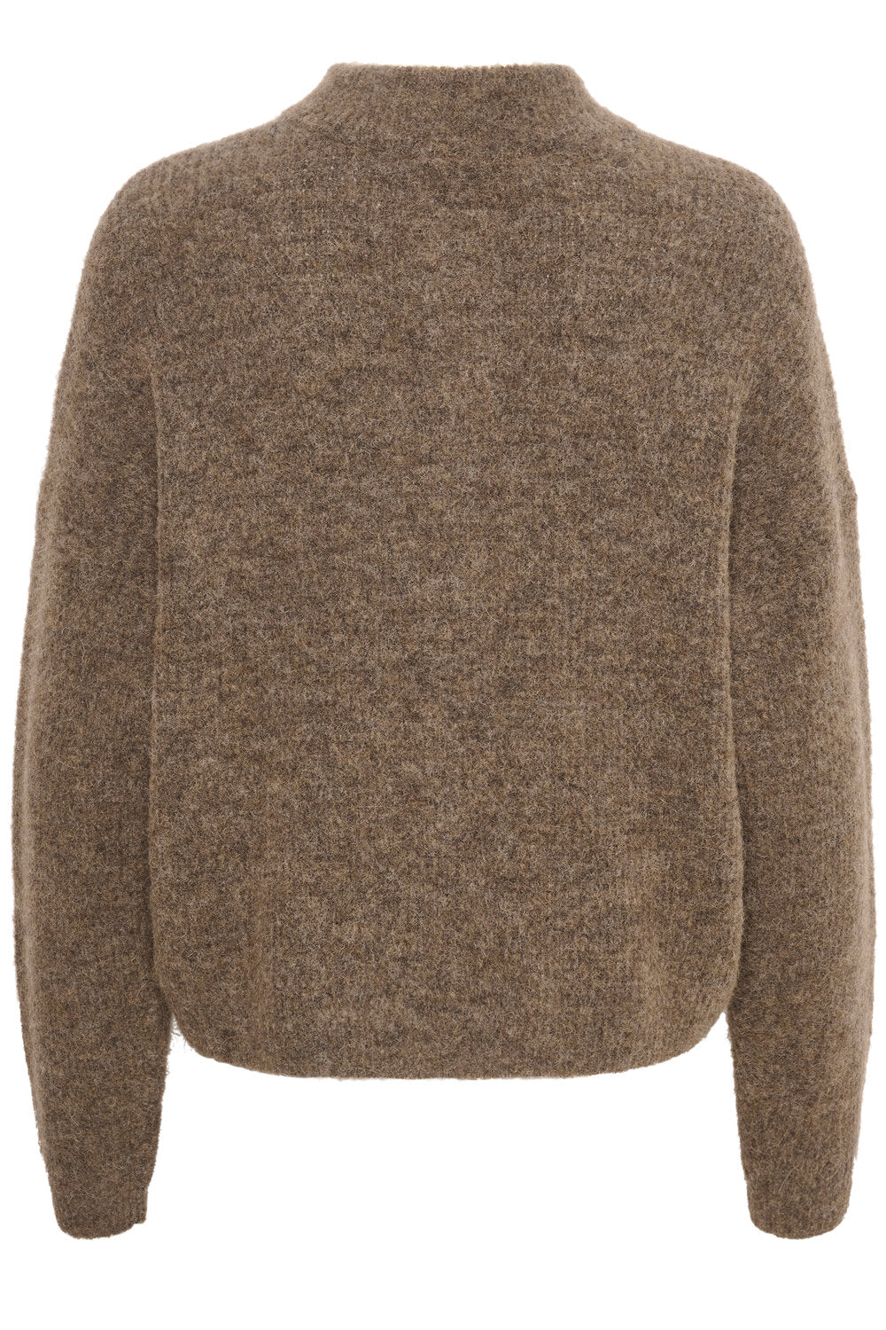 AlphaGZ uldcardigan - Dark sand melange